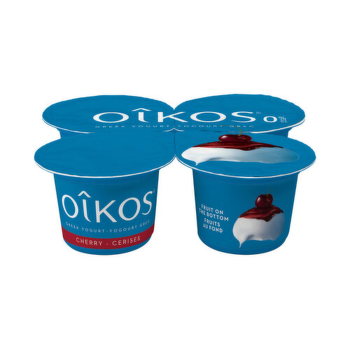 Oikos - Cherry Greek Yogurt 0% M.F.