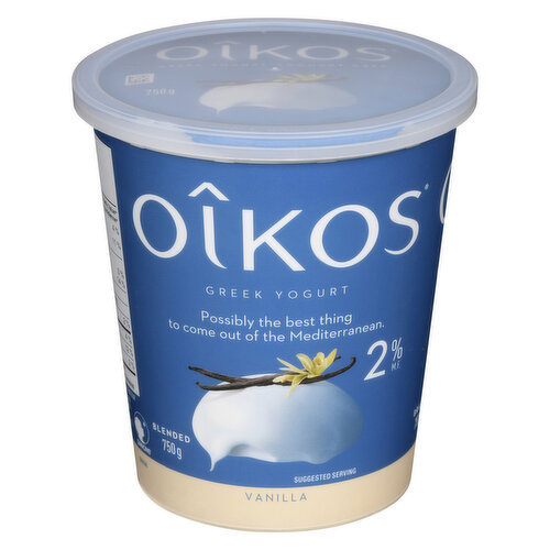 Oikos - Vanilla Greek Yogurt 2% M.F.