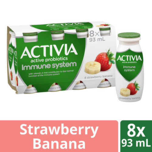 Activia - Drinkable Yogurt, Strawberry Banana
