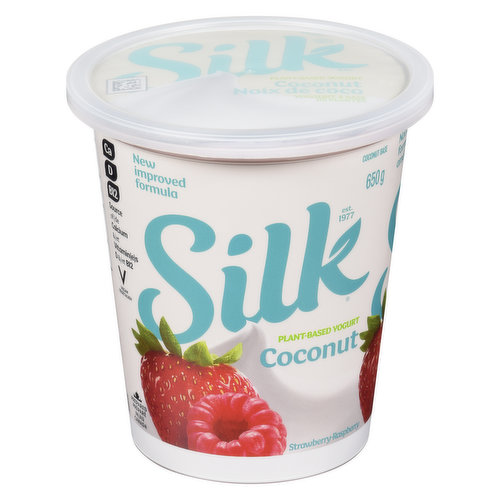 Silk - Plant-Based Coconut Yogurt - Strawberry Raspberry