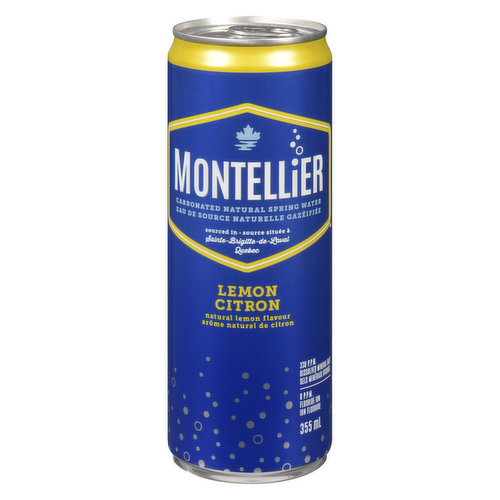 Montellier - Carbonated Natural Spring Water - Lemon