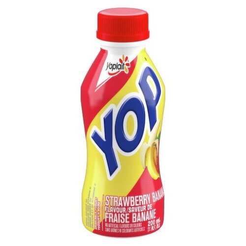 Yoplait - Yop, Strawberry Banana