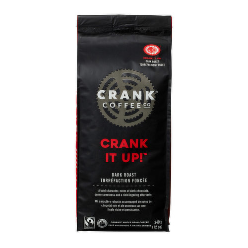 Crank - Crank It Up Whole Bean Coffee Organic