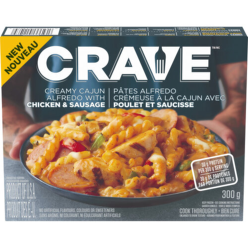 Crave - Creamy Cajun Alfredo with Chicken & Sausage