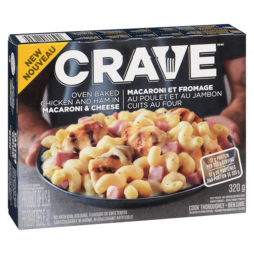 Crave - Oven Baked Chicken and Ham in Macaroni & Che