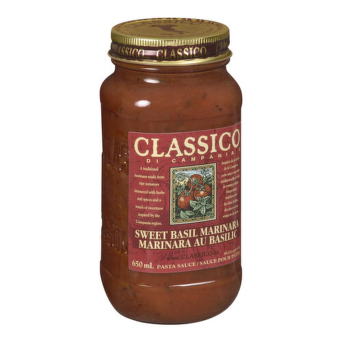 Classico - Sweet Basil Marinara Spaghetti Pasta Sauce