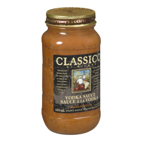 Classico - Di Milano - Vodka Pasta Sauce