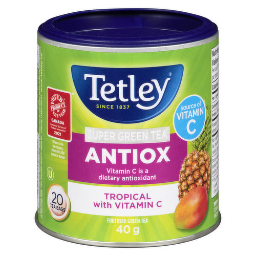 Tetley - Super Greens Tea Antiox - Tropical Vitamin C