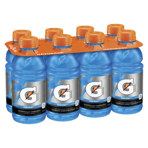 The sports drink for athletes to help rehydrate, replenish & refuel. 8x355ml bottles.