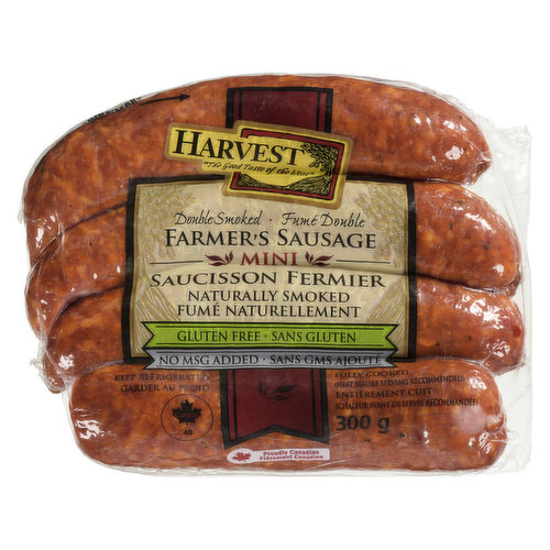 Harvest - Double Smoked Farmer's Sausage - Mini