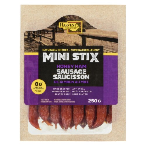 Shelf-stable meat snack, no refrigeration required. Naturally smoked, gluten free. No MSG added.