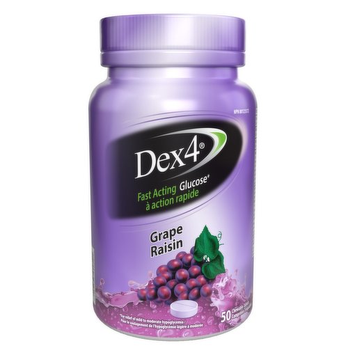 Dex 4 - Glucose Grape Tablets