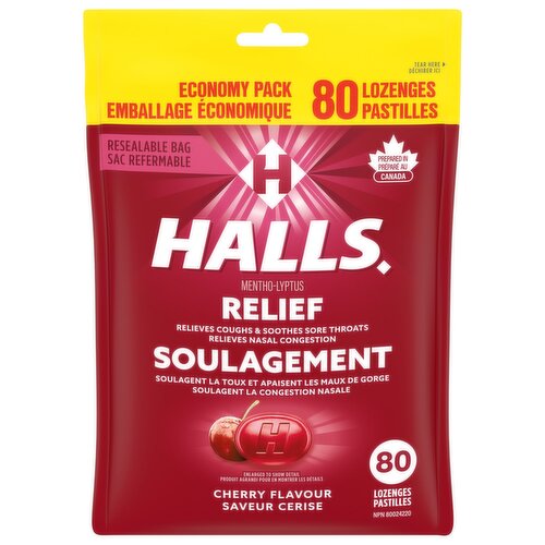 Halls - Cough Lozenges - Cherry