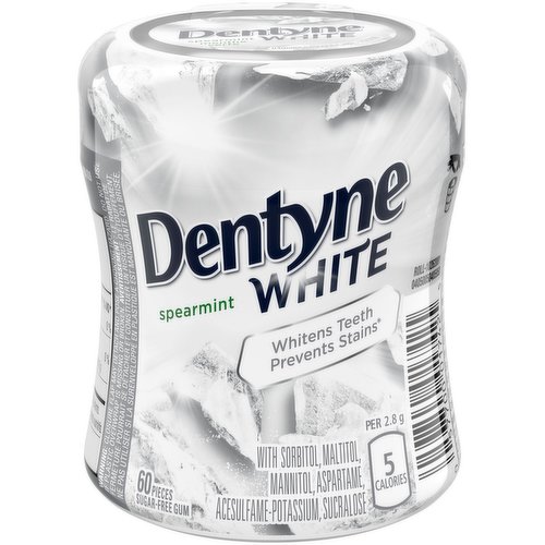 Dentyne - White Spearmint Bottle 60 Pieces