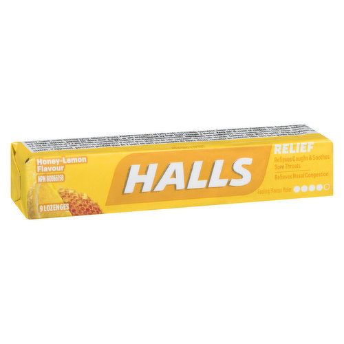 Halls - Cough Lozenges - Honey Lemon