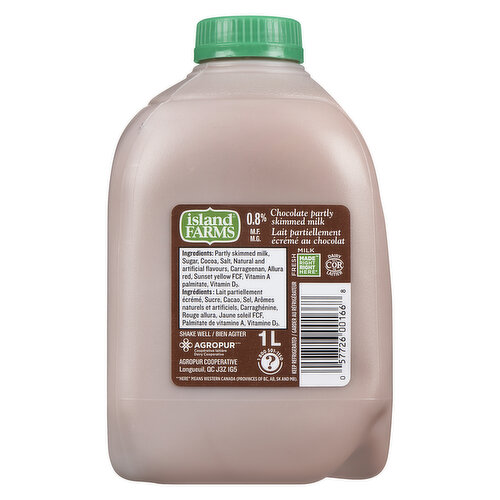 Island Farms - Chocolate Milk - 0.8% M.F. Partly Skimmed Milk