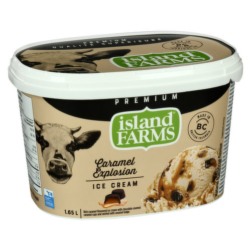 Island Farms - Country Cream Ice Cream Caramel Explosion
