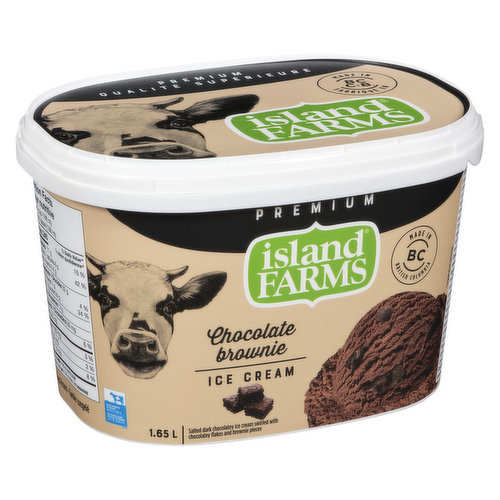 Island Farms - Premium Ice Cream Chocolate Brownie
