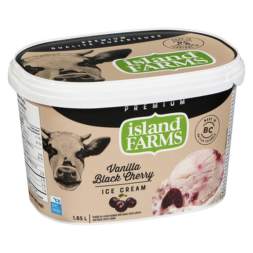 Island Farms - Premium Ice Cream Black Cherry Vanilla