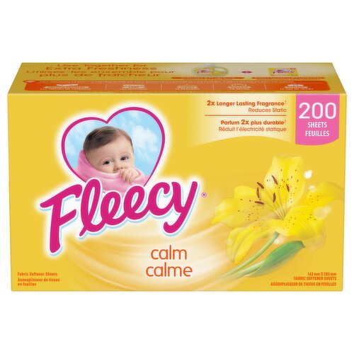 Fleecy Dryer Sheets At Calm 200 Sheets