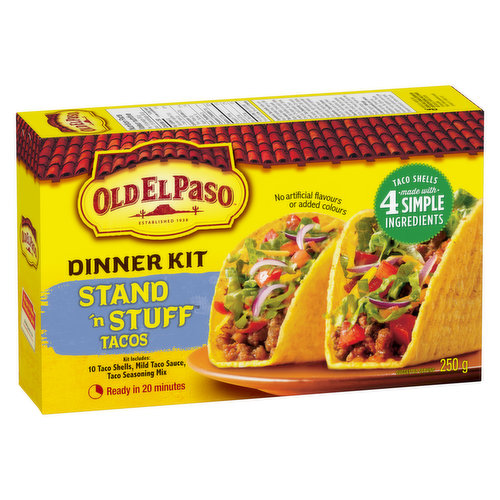 Old El Paso - Stand 'n Stuff Tacos Dinner Kit