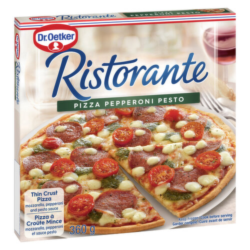 Dr. Oetker - Ristorante Thin Crust Pizza, Pepperoni Pesto