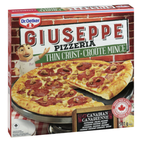 Dr. Oetker - Giuseppe Pizzeria Thin Crust Canadian Pizza