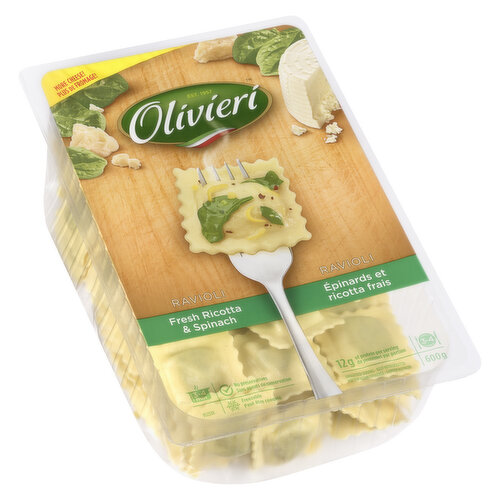 Olivieri - Ravioli Pasta, Ricotta & Spinach