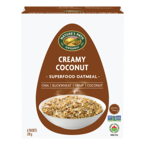 Nature's Path - Qia Superfood Gluten Free Oatmeal Creamy Coconut
