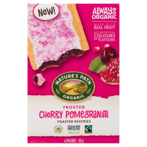 Nature's Path - Frosted Cherry Pomegranate Toaster Pastries