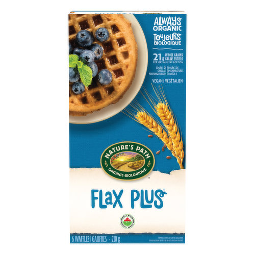 Nature's Path - Flax Plus Waffles Organic