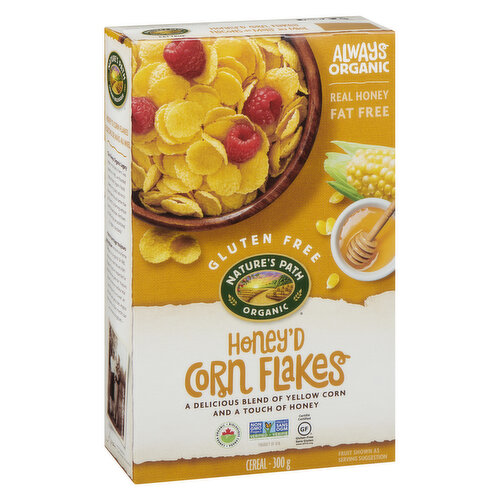 Natures Path - Corn Flakes Cereal Honey'd