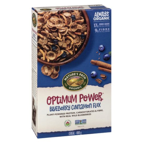 Nature's Path - Optimum Power Cereal - Blueberry Cinnamon Flax