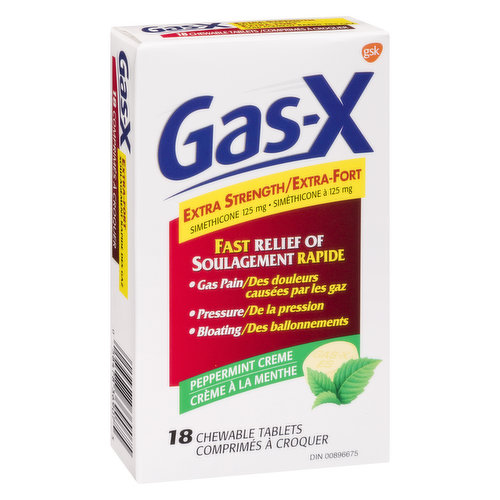 Gas-X - Extra Strength Anti Gas Tablets - Peppermint