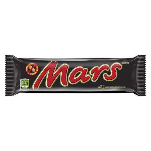 Mars - Peanut Free Chocolate Candy Bar, Full Size Bar