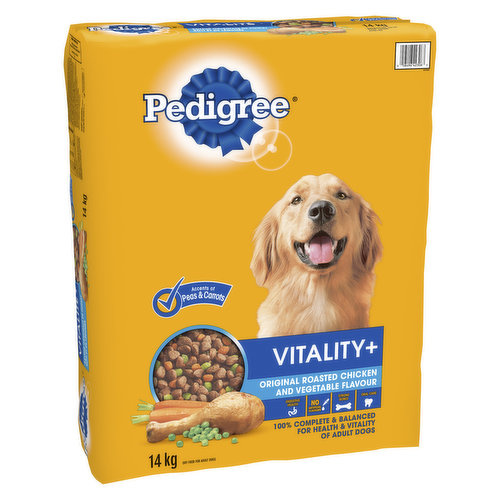 Formulated for 4 Universal Needs of All Dogs.100% Complete & Balanced for Health & Vitality of Adult Dogs