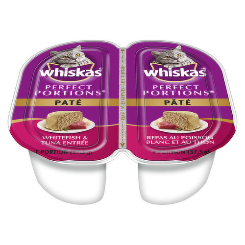 Whiskas - Perfect Portions Whitefish & Tuna Entree