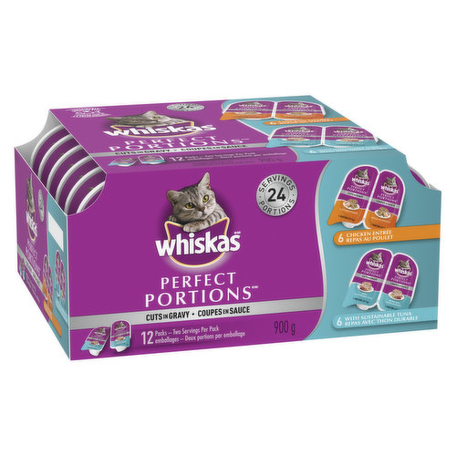 Whiskas - Perfect Portions Cuts In Gravy - Chicken & Tuna