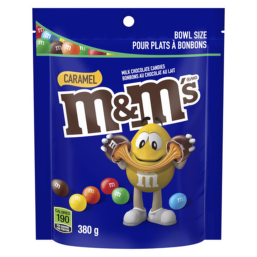 M&M's - Caramel Milk Chocolate Candies, Sharing Bag