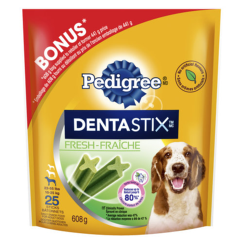 Pedigree - DentaStix Medium - Fresh