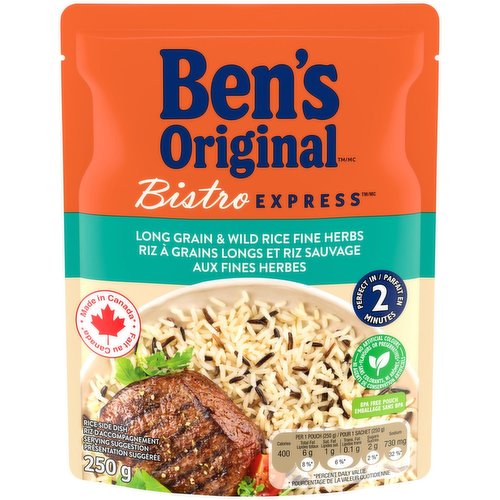 Ben's VITE & BON fines herbes de riz sauvage - 132 g