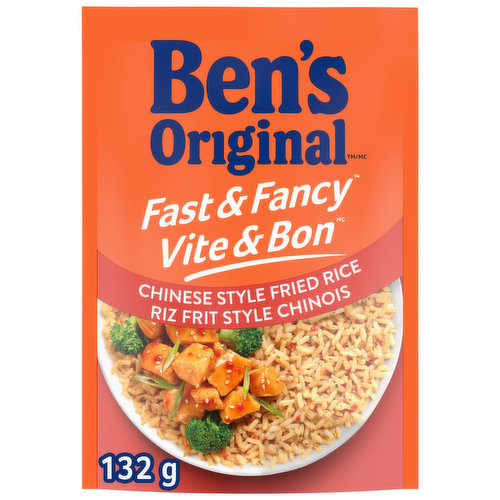 Ben's Original - FAST & FANCY Chinese Style Fried Rice Side Dish