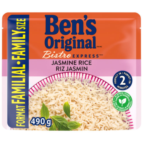 Ben's Original - BISTRO EXPRESS Jasmine Rice Side Dish Family Size