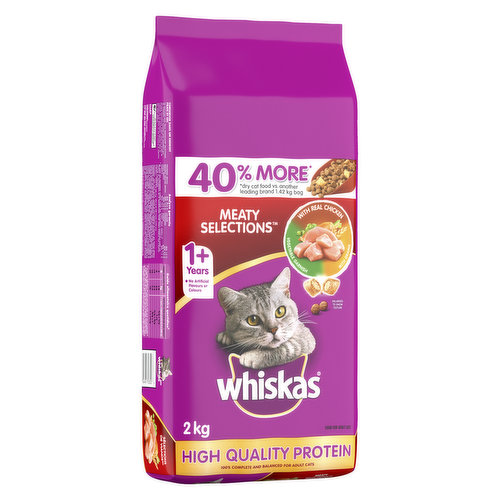 This recipe is specially prepared to give your cat great taste and 100% complete and balanced nutrition for all adult cats. Highest Level of Protein.