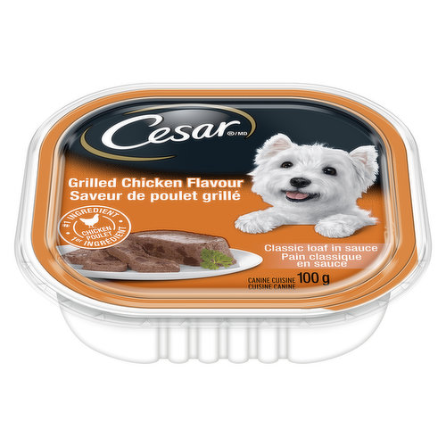 Cesar - Entrees Dog Food Grilled Chicken Flavor