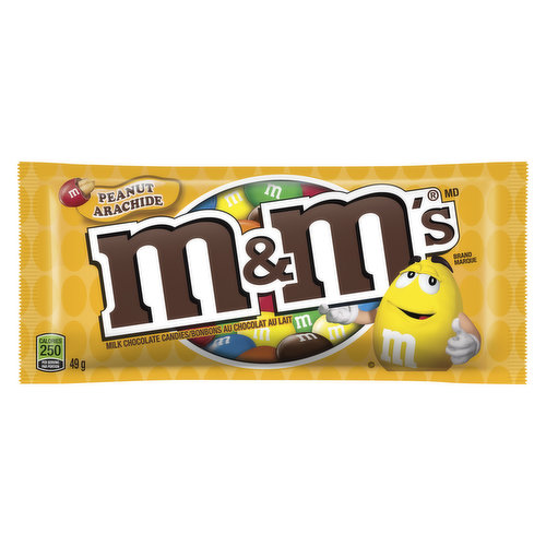 M&M's - Peanut Milk Chocolate Candies, Bag