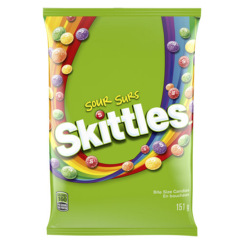 Skittles - Sour Chewy Candy, Bag