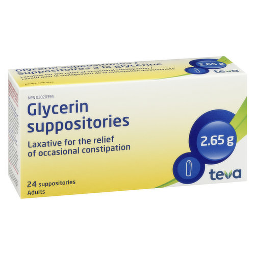 Glycerin Suppositories for Children, Stomach & Bowel Remedies