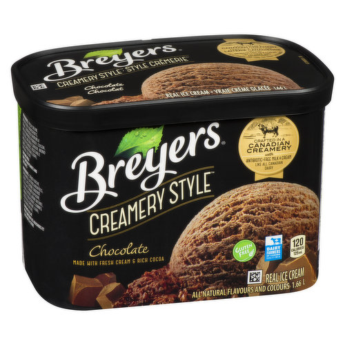 Breyers - Creamery Style Ice Cream - Chocolate