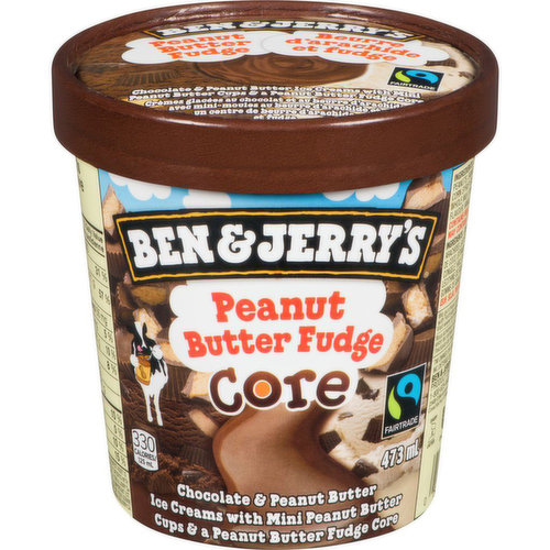 Ben & Jerry's - Ice Cream Peanut Butter Fudge Core